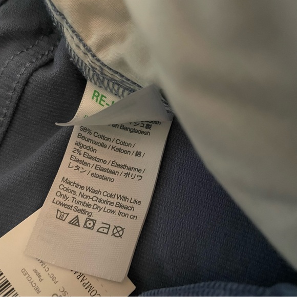 JCrew Slim-Fit Light Blue Corduroy Pants - size 12 - Picture 6 of 6